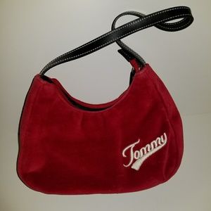 Tommy Hilfiger Red Velvet Purse